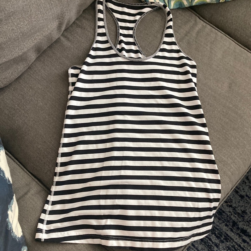 LULULEMON stripe Cool Racerback Tank top